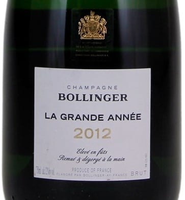 Bollinger La Grande Annee Brut 2012 750ml