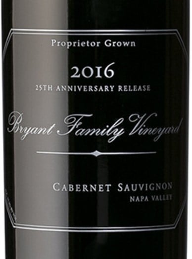 Bryant Family Vineyard Napa Valley 2016 750ml