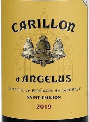 Carillon de l'Angelus St. Emilion 2019 750ml