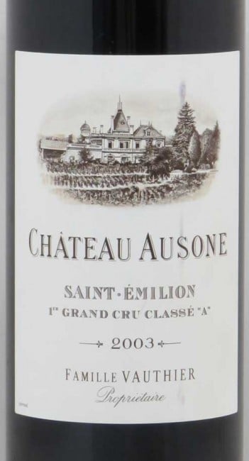 Chateau Ausone St. Emilion 2003 750ml