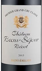 Chateau Beau Sejour Becot St. Emilion 2015 750ml