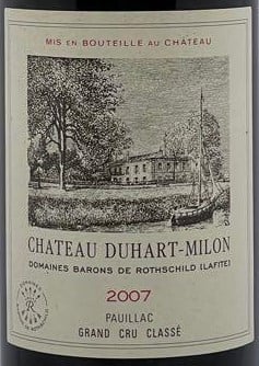 Chateau Duhart Milon Pauillac 2007 1.5L