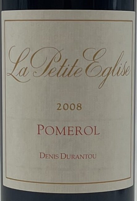 Chateau L'Eglise Clinet  La Petite Eglise Pomerol 2008 750ml