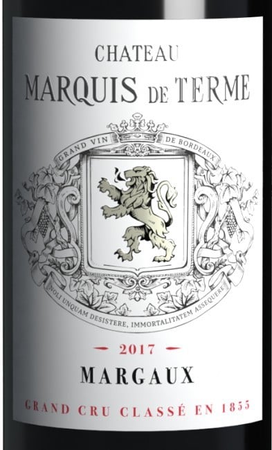 Chateau Marquis de Terme Margaux 2017 750ml