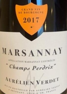 Aurelien Verdet  Marsannay Champs Perdrix 2017 750ml