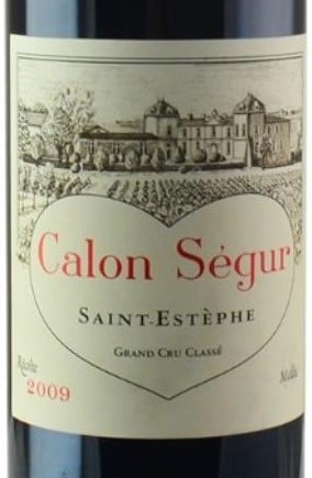 Chateau Calon Segur St. Estephe 2009 750ml
