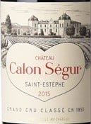 Chateau Calon Segur St. Estephe 2015 750ml