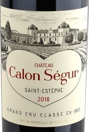 Chateau Calon Segur St. Estephe 2018 750ml