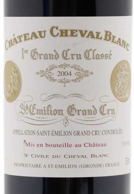 Chateau Cheval Blanc St. Emilion 2004 750ml