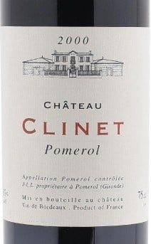 Chateau Clinet Pomerol 2000 750ml