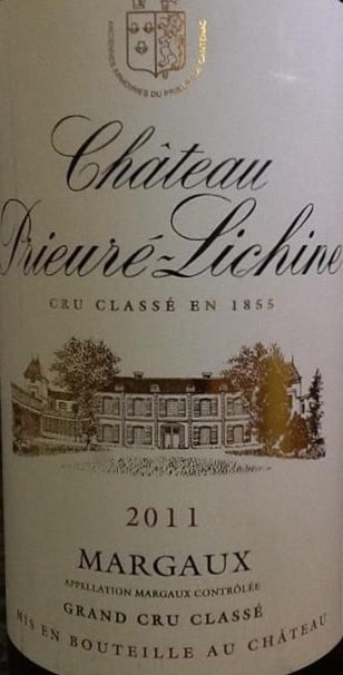Chateau Prieure Lichine Margaux 2011 750ml
