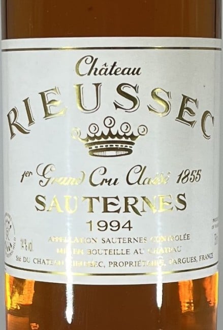 Chateau Rieussec Sauternes 1994 750ml