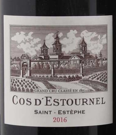 Chateau Cos d'Estournel St. Estephe 2016 750ml