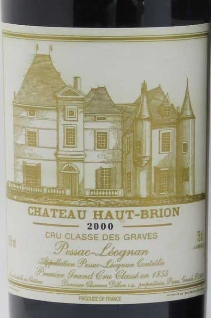 Chateau Haut Brion Pessac Leognan 2000 750ml