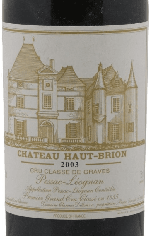 Chateau Haut Brion Pessac Leognan 2003 750ml