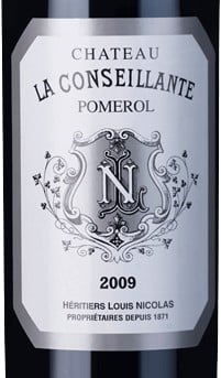 Chateau La Conseillante Pomerol 2009 750ml