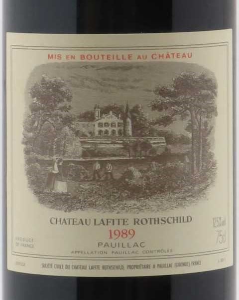 Chateau Lafite Rothschild Pauillac 1989 750ml