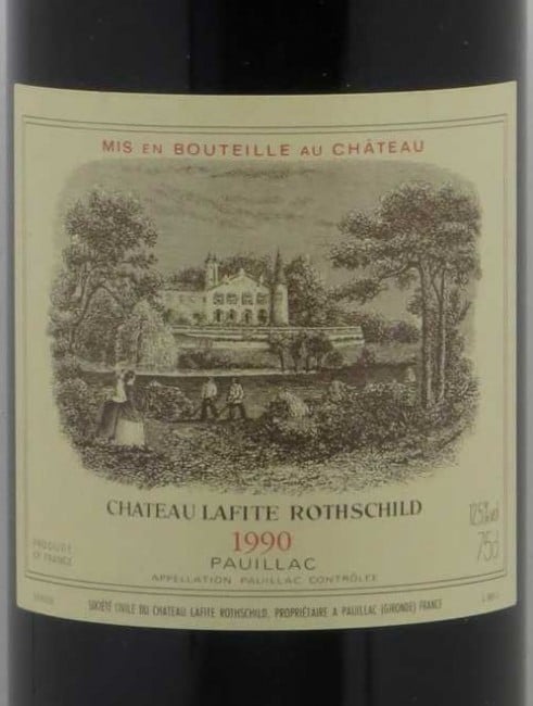 Chateau Lafite Rothschild Pauillac 1990 750ml
