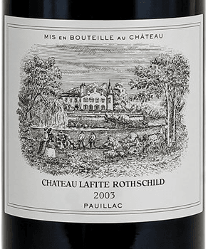 Chateau Lafite Rothschild Pauillac 2003 750ml