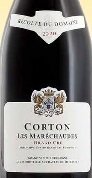Domaine du Chateau de Meursault Corton Les Marechaudes Grand Cru 2020 750ml