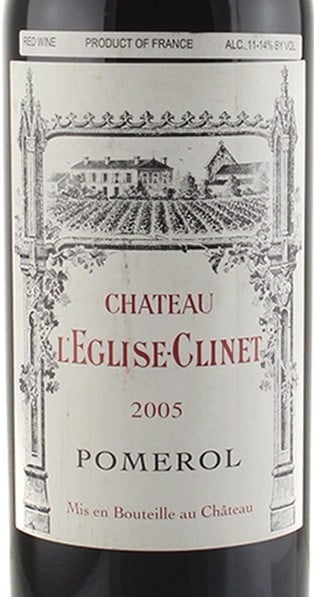 Chateau L'Eglise Clinet Pomerol 2005 750ml
