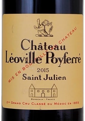 Chateau Leoville Poyferre St. Julien 2015 750ml