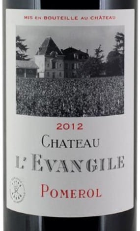 Chateau L'Evangile Pomerol 2012 750ml