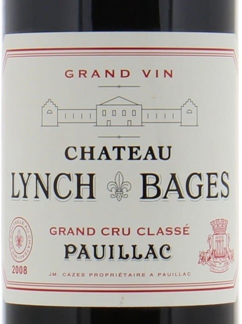Chateau Lynch Bages  Pauillac 2008 750ml