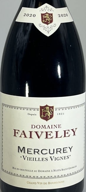 Domaine Faiveley Mercurey Vieilles Vignes Cote Chalonnaise 2020 1.5L