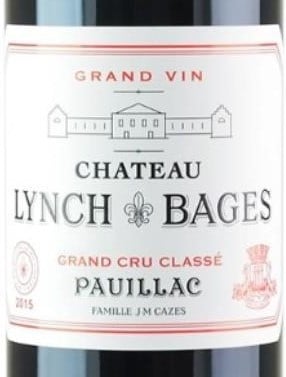 Chateau Lynch Bages  Pauillac 2015 750ml