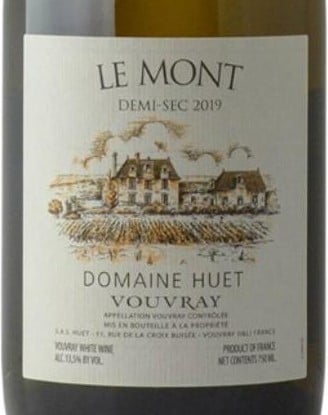 Domaine Huet Vouvray Le Mont Demi Sec 2019 750ml