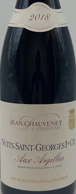 Domaine Jean Chauvenet  Aux Argillas Nuits Saint Georges Premier Cru 2018 750ml