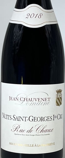 Domaine Jean Chauvenet  Rue de Chaux Nuits Saint Georges Premier Cru 2018 750ml