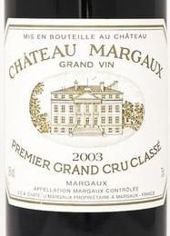 Chateau Margaux Margaux 2003 750ml