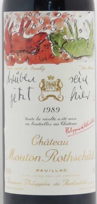 Chateau Mouton Rothschild Pauillac 1989 750ml
