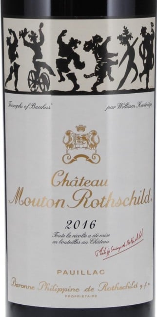 Chateau Mouton Rothschild Pauillac 2016 750ml