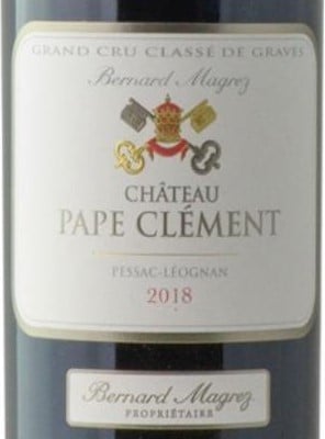Chateau Pape Clement Pessac Leognan 2018 750ml