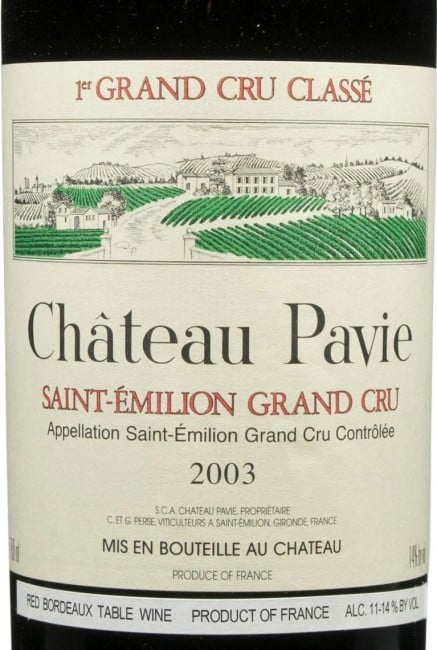 Chateau Pavie St. Emilion 2003 750ml
