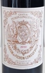 Chateau Pichon-Longueville Baron Pauillac 2010 750ml