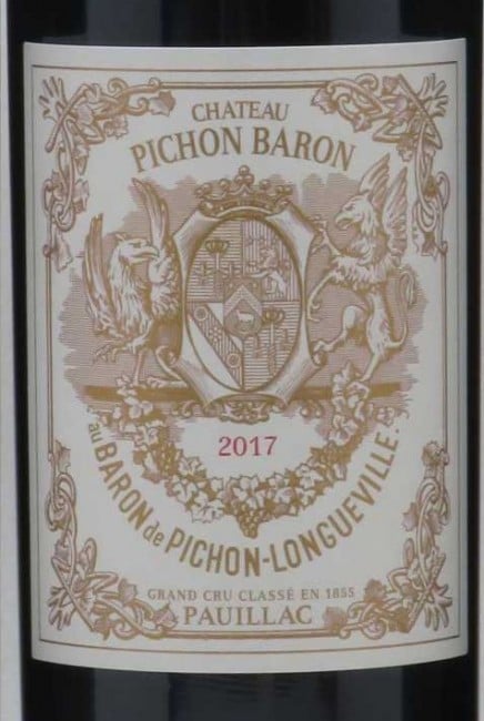 Chateau Pichon-Longueville Baron Pauillac 2017 750ml