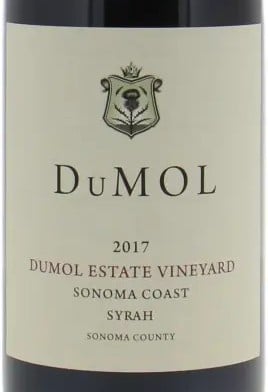 DuMOL DuMol Estate Vineyard Syrah 2017 750ml