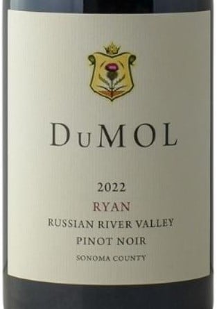 DuMOL Ryan Dutton Jentoft Vineyard Russian River Valley Pinot Noir 2022 750ml