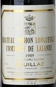 Chateau Pichon Longueville Comtesse de Lalande Pauillac 1989 750ml