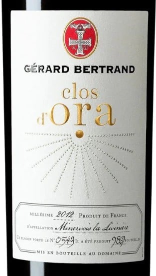 Gerard Bertrand  Minervois La Liviniere Clos d'Ora 2017 750ml