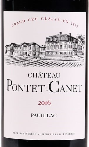 Chateau Pontet Canet Pauillac 2016 750ml