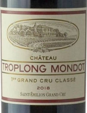Chateau Troplong Mondot St. Emilion 2018 750ml