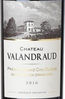 Chateau Valandraud St. Emilion 2016 750ml