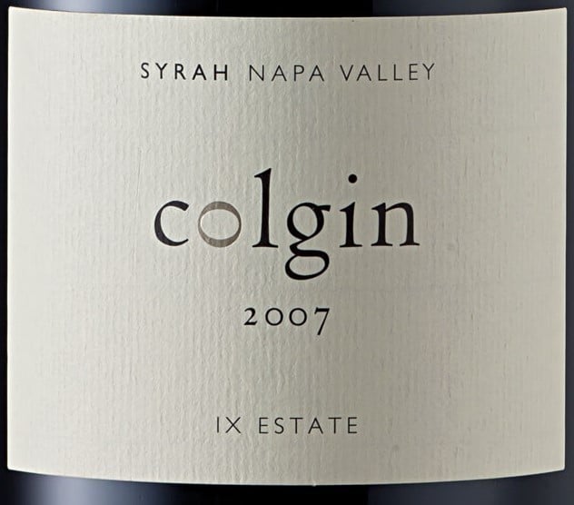 Colgin IX Estate Syrah 2007 750ml