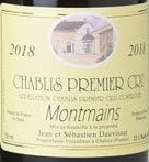 Jean et Sebastien Dauvissat  Montmains Premier Cru 2018 750ml