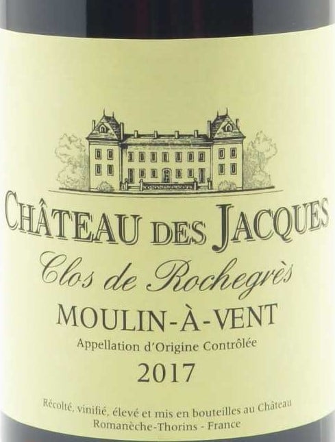 Louis Jadot Chateau des Jacques Moulin a Vent Clos de Rochegres 2017 750ml